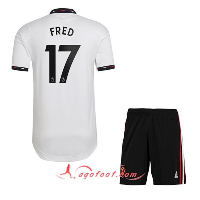 Maillot de Foot Manchester United (FRED #17) Enfants Exterieur 2022/23