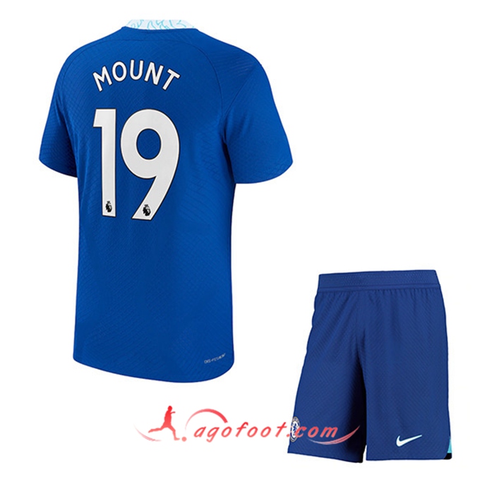 Maillot de Foot FC Chelsea (MOUNT #19) Enfants Domicile 2022/23