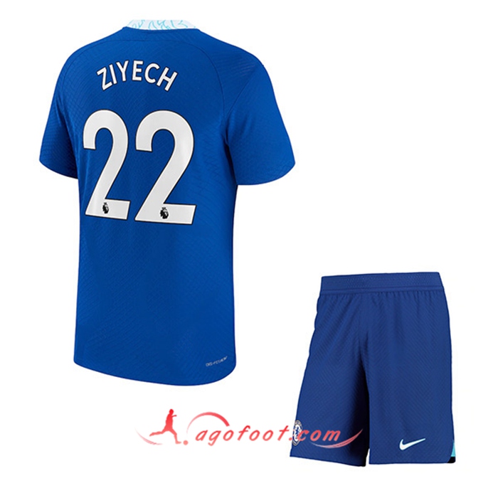 Maillot de Foot FC Chelsea (ZIYECH #22) Enfants Domicile 2022/23