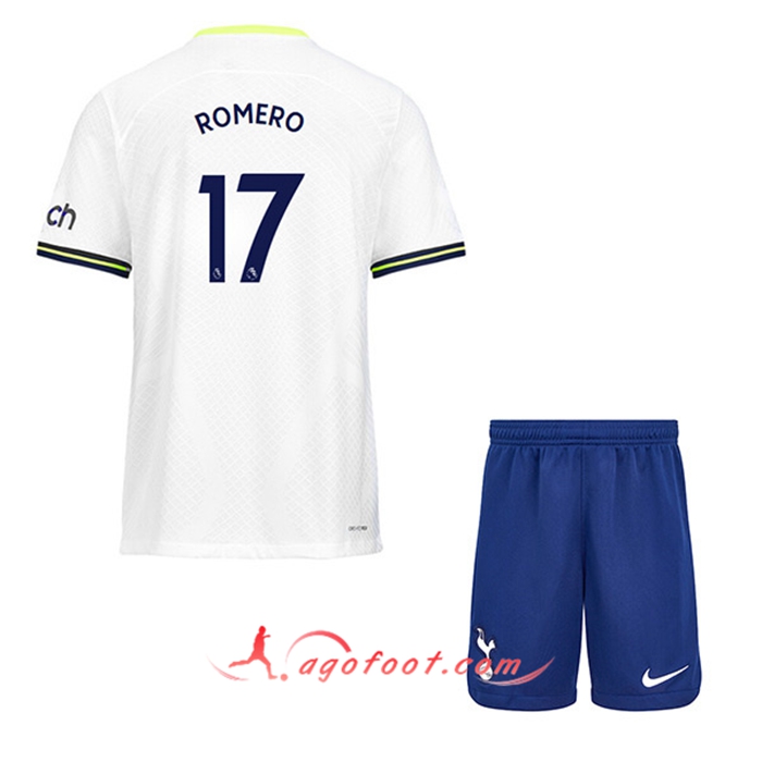 Maillot de Foot Tottenham Hotspur (ROMERO #17) Enfants Domicile 2022/23