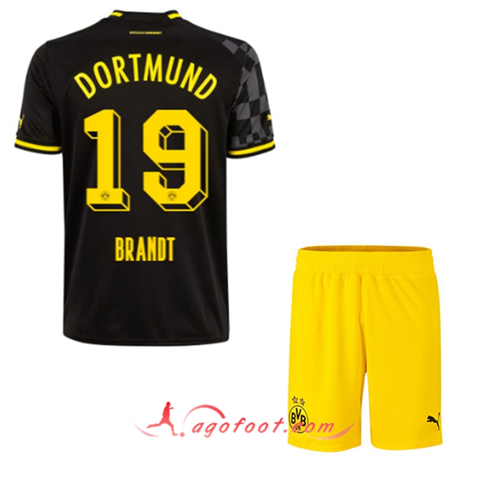 Maillot de Foot Dortmund BVB (BRANDT #19) Enfants Exterieur 2022/23