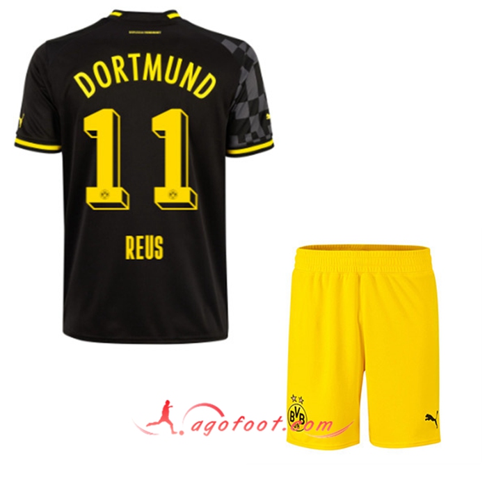 Maillot de Foot Dortmund BVB (REUS #11) Enfants Exterieur 2022/23