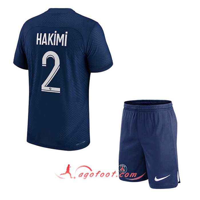 Maillot de Foot PSG (HAKIMI #2) Enfants Domicile 2022/23
