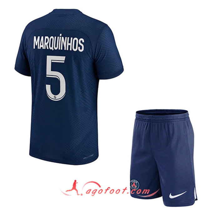 Maillot de Foot PSG (MARQUINHOS #5) Enfants Domicile 2022/23