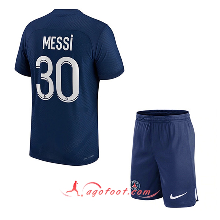 Maillot de Foot PSG (MESSI #30) Enfants Domicile 2022/23