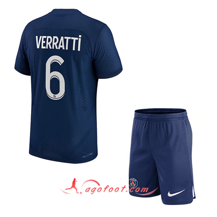 Maillot de Foot PSG (VERRATTI #6) Enfants Domicile 2022/23