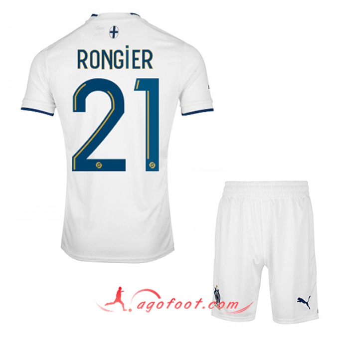 Maillot de Foot Marseille (RONGIER #21) Enfants Domicile 2022/23