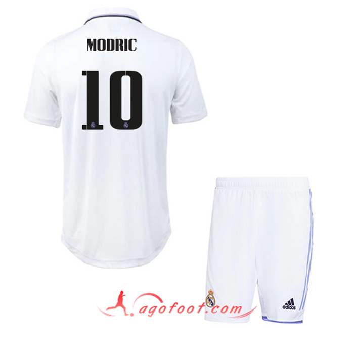 Maillot de Foot Real Madrid (MODRIC #10) Enfants Domicile 2022/23