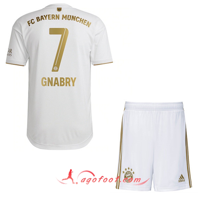 Maillot de Foot Bayern Munich (GNABRY #7) Enfants Exterieur 2022/23