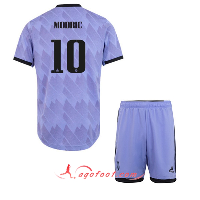 Maillot de Foot Real Madrid (MODRIC #10) Enfants Exterieur 2022/23
