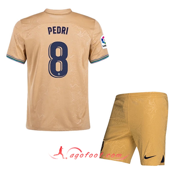 Maillot de Foot FC Barcelone (PEDRI #8) Enfants Exterieur 2022/23