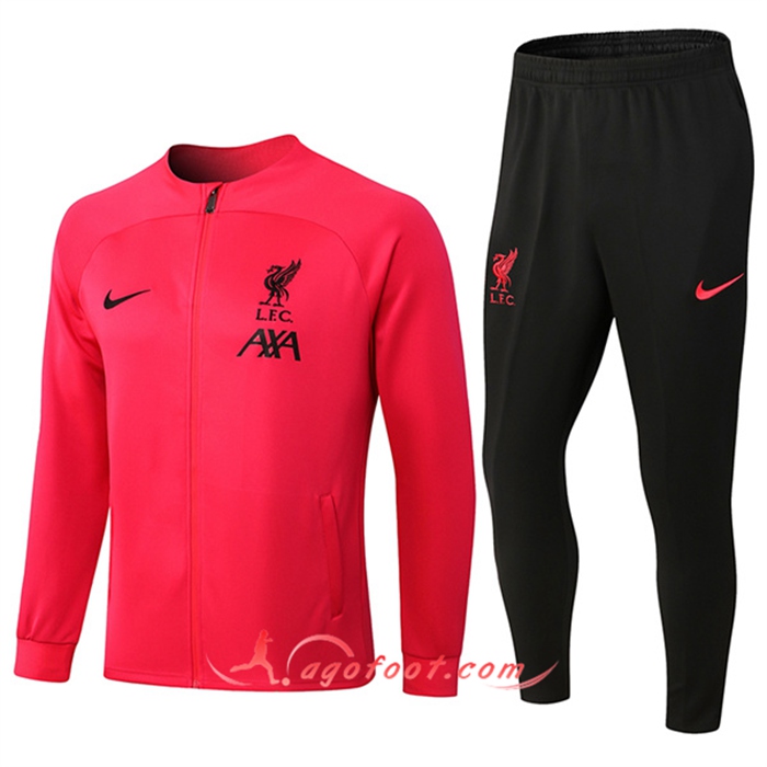 Ensemble Survetement de Foot - Veste FC Liverpool Rouge 2022/2023