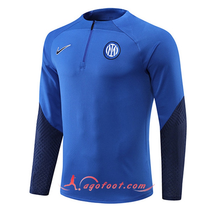 Sweatshirt Training Inter Milan Bleu/Noir 2022/2023