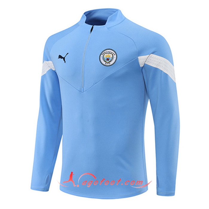 Sweatshirt Training Manchester City Bleu 2022/2023