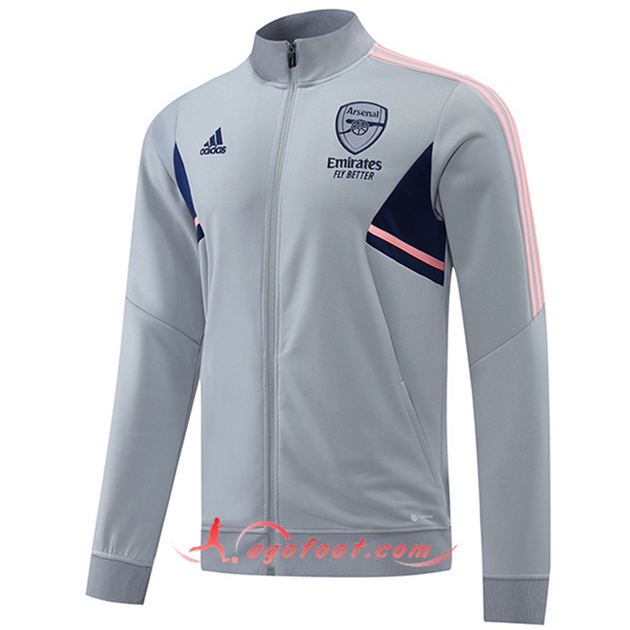 Veste Foot Arsenal Gris 2022/2023