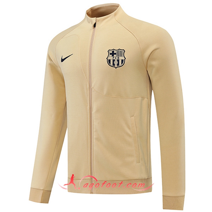 Veste Foot FC Barcelone Jaune 2022/2023