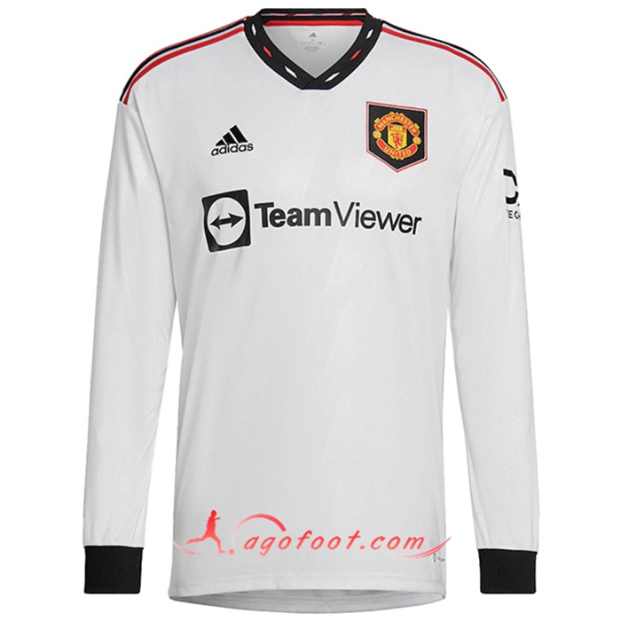 Nouveau Maillot de Foot Manchester United Domicile Manches Longues 2022/2023