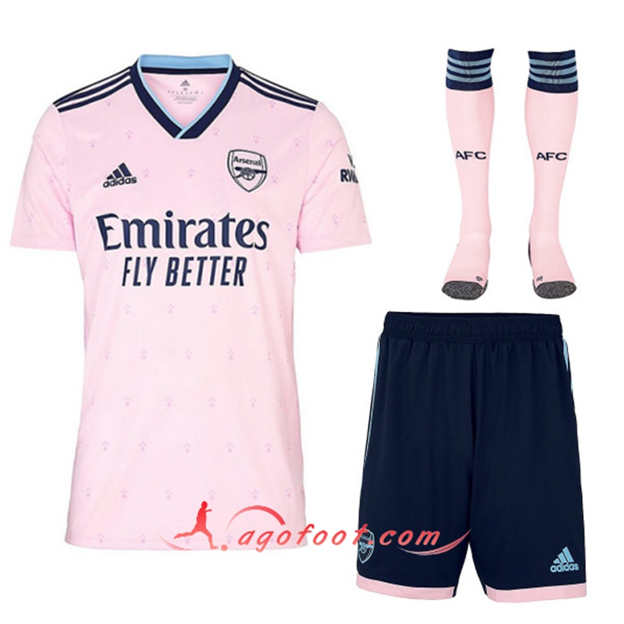 Ensemble Maillot Foot Arsenal Third (Short + Chaussettes) 2022/2023