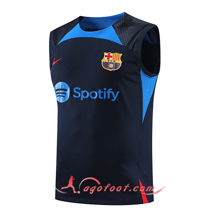 Training Debardeur FC Barcelone Bleu Marin 2022/2023