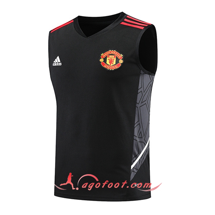 Training Debardeur Manchester United Noir/Gris 2022/2023
