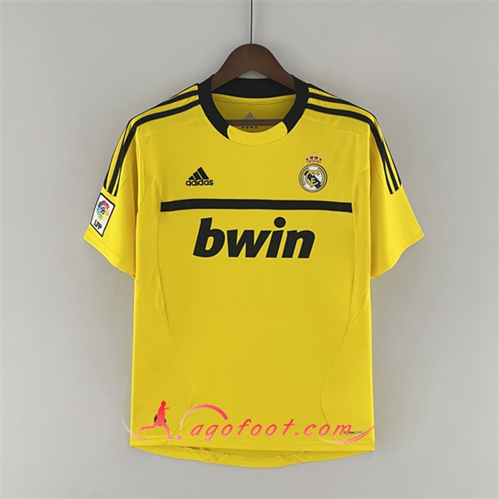 Maillot de Foot Real Madrid Retro Gardien de But Jaune 2011/2012