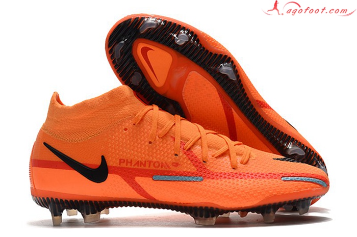 Nike Chaussures de Foot Phantom GT2 Dynamic Fit Elite FG Orange