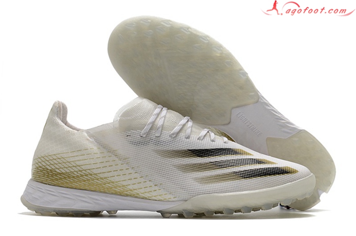 Adidas Chaussures de Foot X Ghosted.1 TF Blanc
