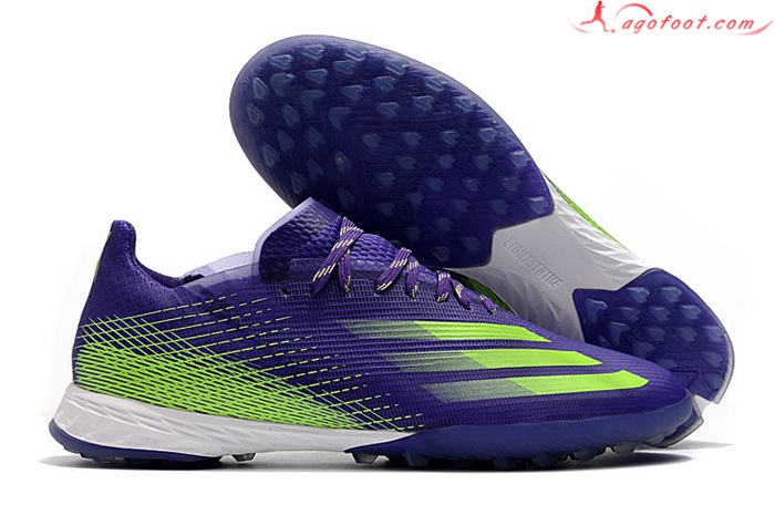 Adidas Chaussures de Foot X Ghosted.1 TF Pourpre