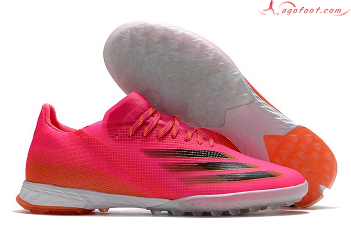 Adidas Chaussures de Foot X Ghosted.1 TF Rose