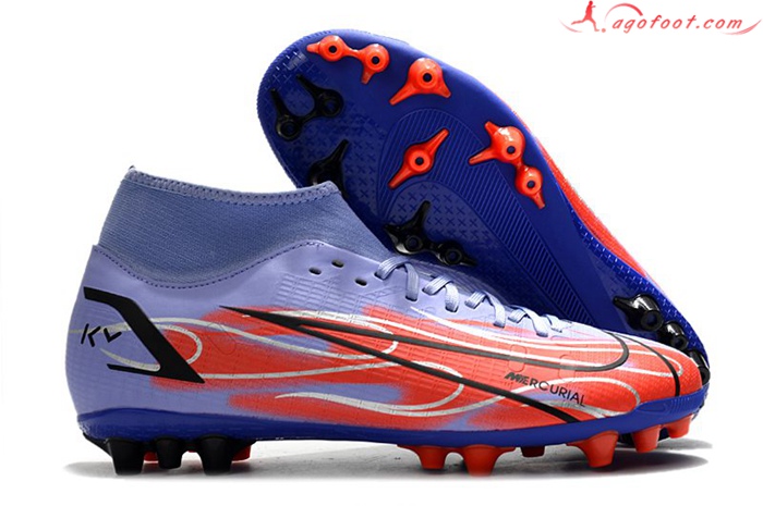 Nike Chaussures de Foot Superfly 8 Academy AG Pourpre
