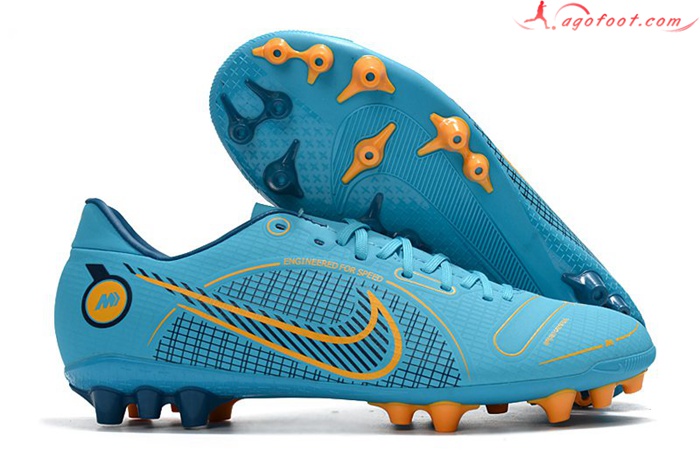 Nike Chaussures de Foot Vapor 14 Academy AG Bleu
