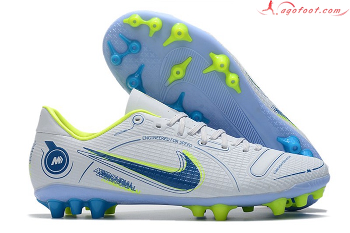 Nike Chaussures de Foot Vapor 14 Academy AG Blanc