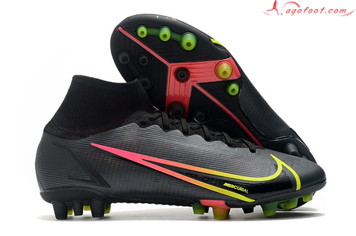 Nike Chaussures de Foot Superfly 8 Pro AG Noir