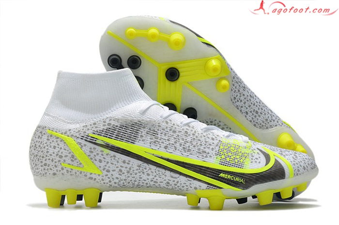 Nike Chaussures de Foot Superfly 8 Pro AG Argent