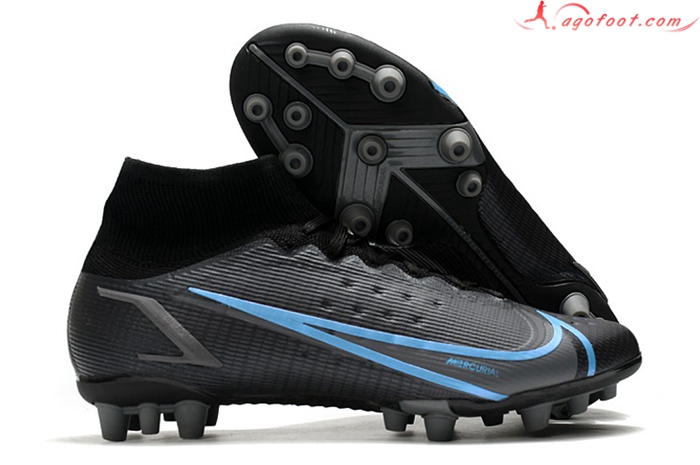 Nike Chaussures de Foot Superfly 8 Pro AG Noir