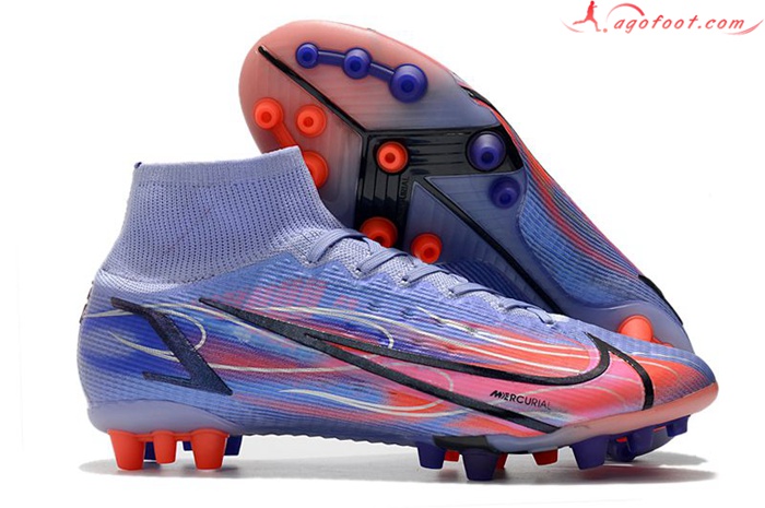 Nike Chaussures de Foot Superfly 8 Pro AG Pourpre