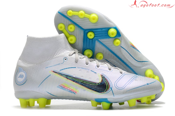 Nike Chaussures de Foot Superfly 8 Pro AG Gris