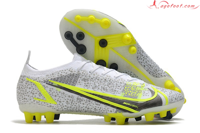 Nike Chaussures de Foot Vapor 14 Elite PRO AG Argent