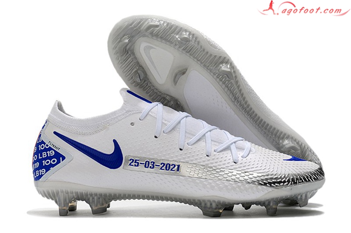 Nike Chaussures de Foot Phantom GT Elite FG Blanc