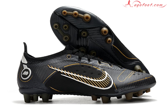 Nike Chaussures de Foot Vapor 14 Elite PRO AG Noir