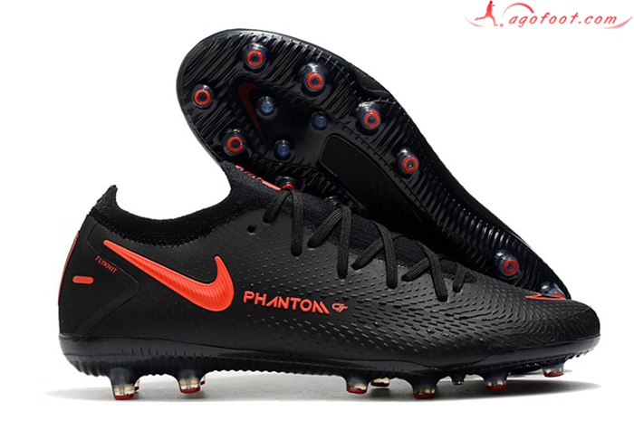 Nike Chaussures de Foot Phantom GT Elite AG-PRO Noir