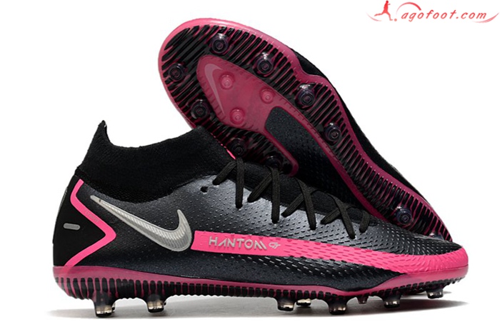 Nike Chaussures de Foot Phantom GT Elite Dynamic Fit AG-PRO Noir