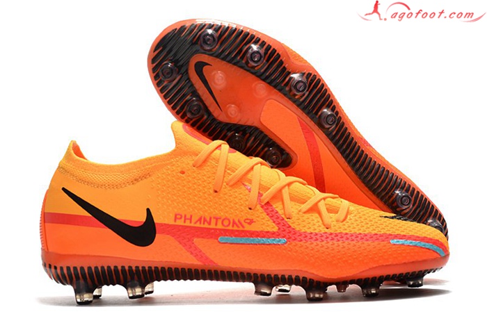Nike Chaussures de Foot Phantom GT Elite AG-PRO Orange