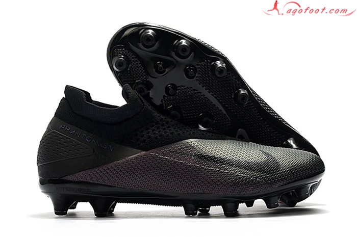 Nike Chaussures de Foot Phantom VSN 2 Elite DF AG-PRO Noir