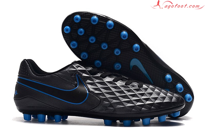Nike Chaussures de Foot Tiempo Legend VIII Acadermy AG Noir