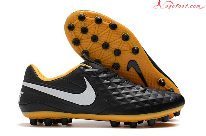 Nike Chaussures de Foot Tiempo Legend VIII Acadermy AG Noir