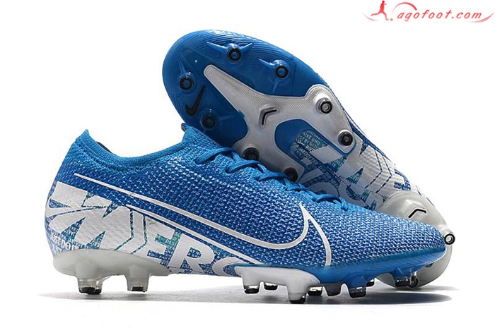 Nike Chaussures de Foot Mercurial Vapor 13 Elite AG Bleu