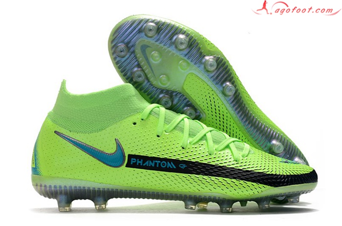 Nike Chaussures de Foot Phantom GT Elite Dynamic Fit AG-PRO Vert