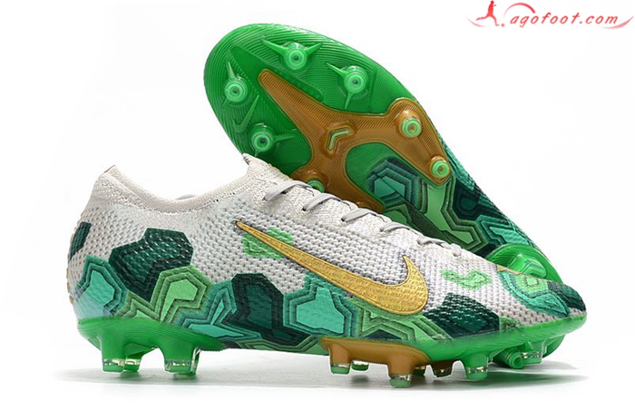 Nike Chaussures de Foot Mercurial Vapor 13 Elite AG Vert