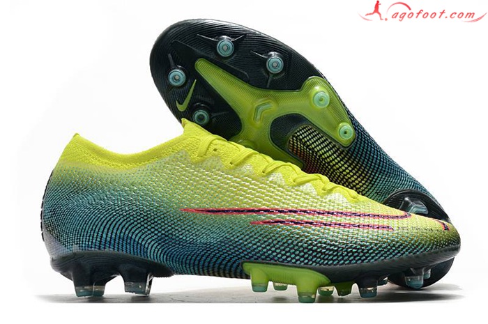 Nike Chaussures de Foot Mercurial Vapor 13 Elite AG Jaune/Vert